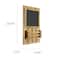 Elegant Designs Chalkboard Sign, Key Holder & Mail Storage Accent